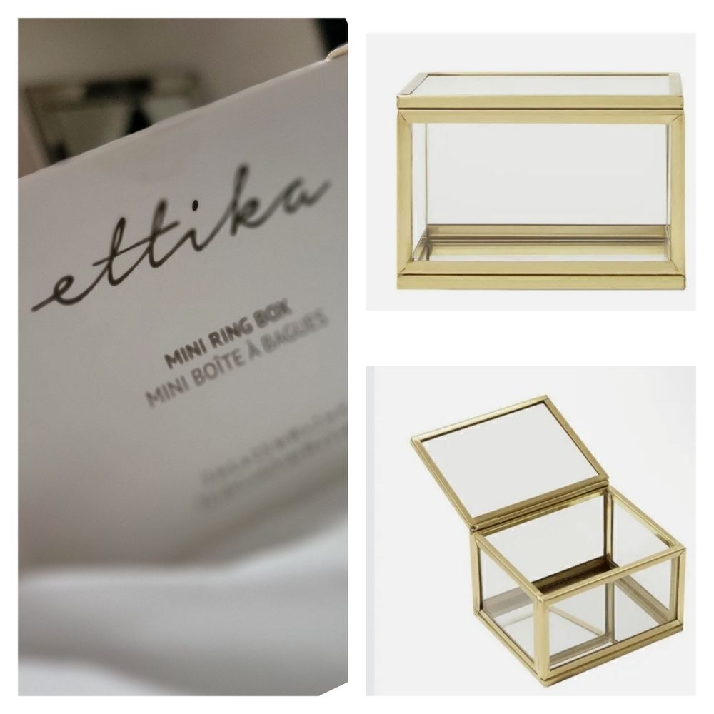 Ettika Gold Mini Ring Box